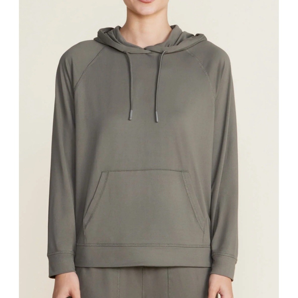 Barefoot Dreams‎ Malibu Collection Brushed Luxe Lounge Small Hoodie Soft #QR14-5